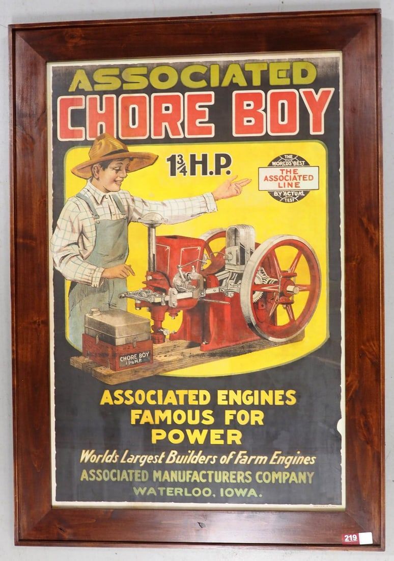 Lot 219: Associated Chore Boy advertisement