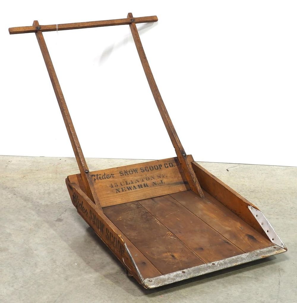 Lot 254: Wooden Glider Snow Scoop