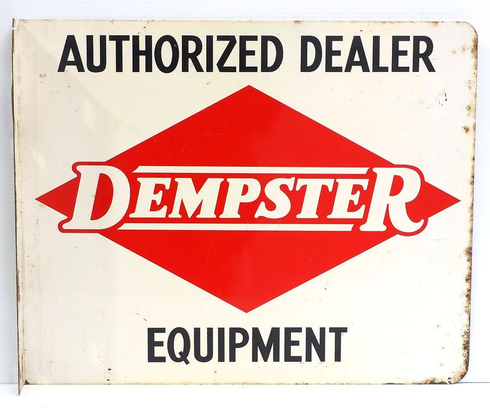 Lot 307: Dempster Authorized Dealer sign
