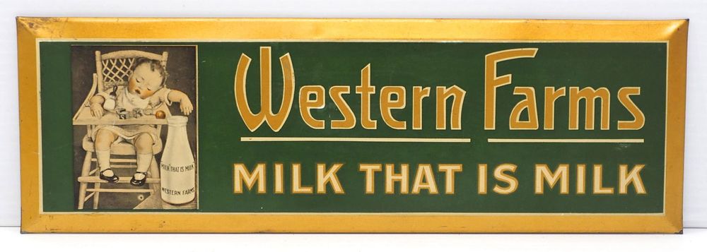 Lot 309: Western Farms sign