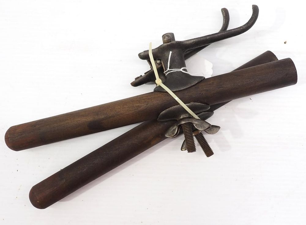 Lot 335: Set of western style cross cut saw handles
