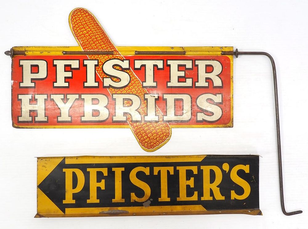 Lot 606: (2) DST Pfister fence signs