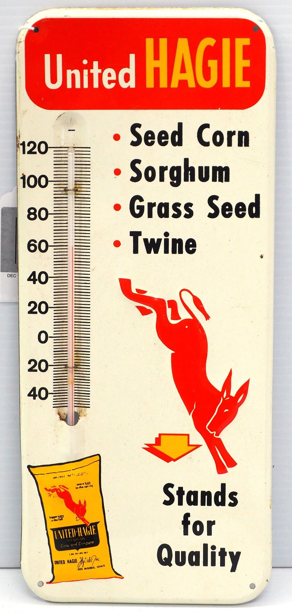Lot 608: United Hagie thermometer
