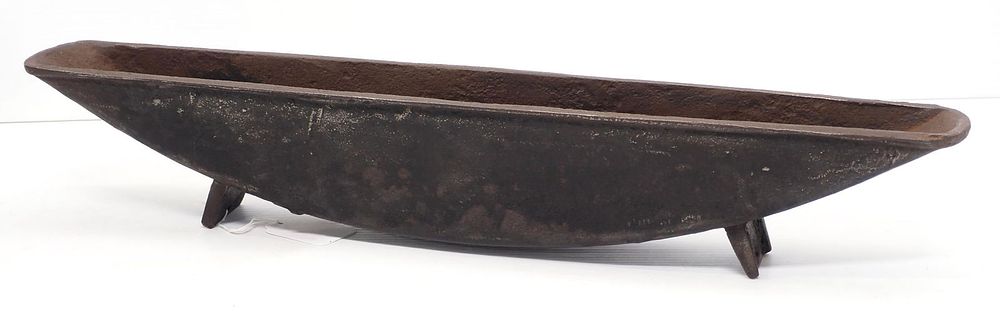 Lot 632: Cast iron wheel soaker embossed Atchison