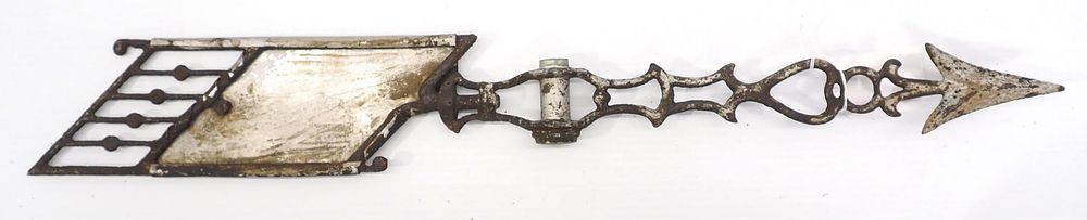 Lot 712: RARE! Parallelogram lightning rod arrow