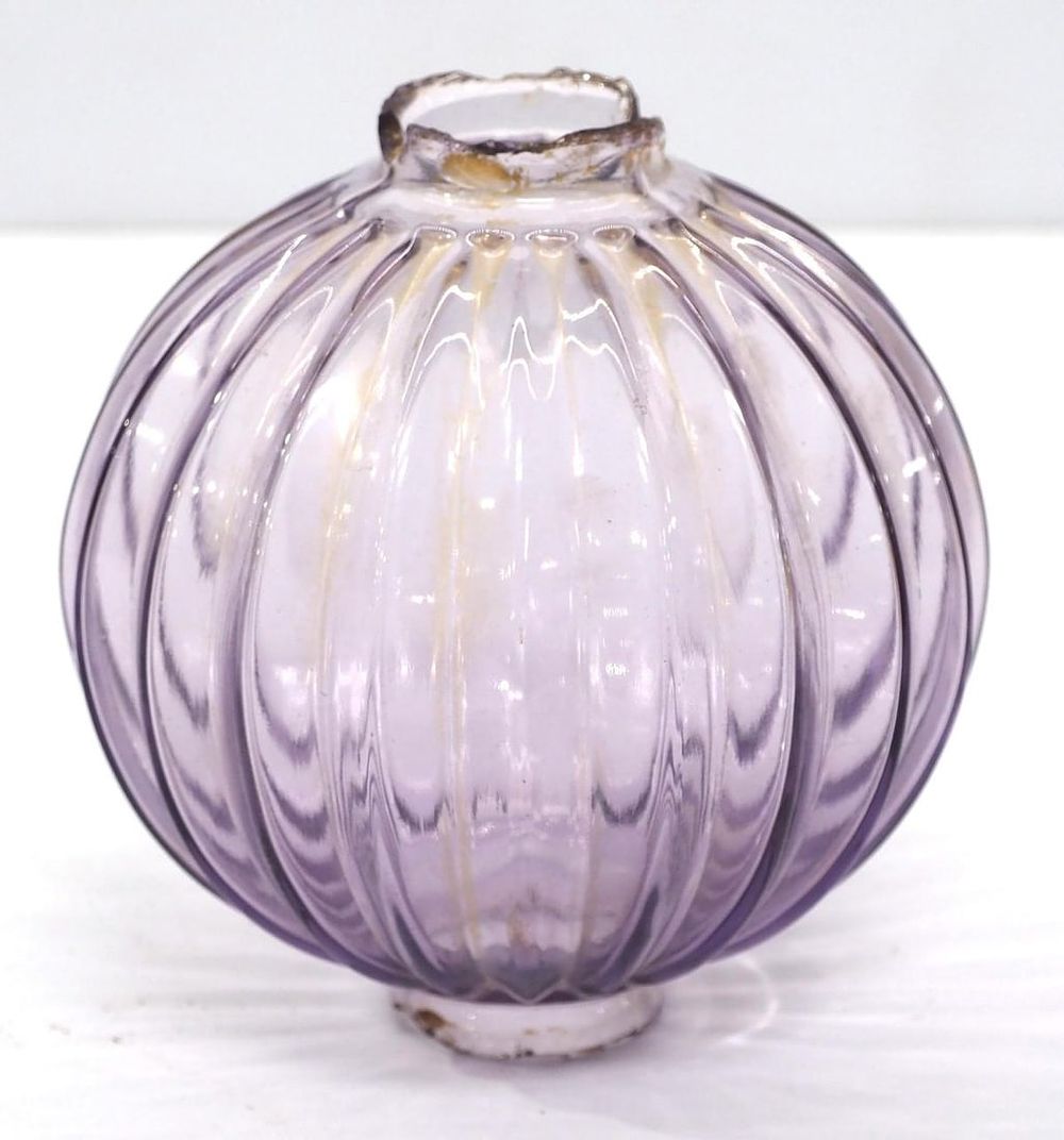 Lot 807B: SCA pumpkin lightning rod ball