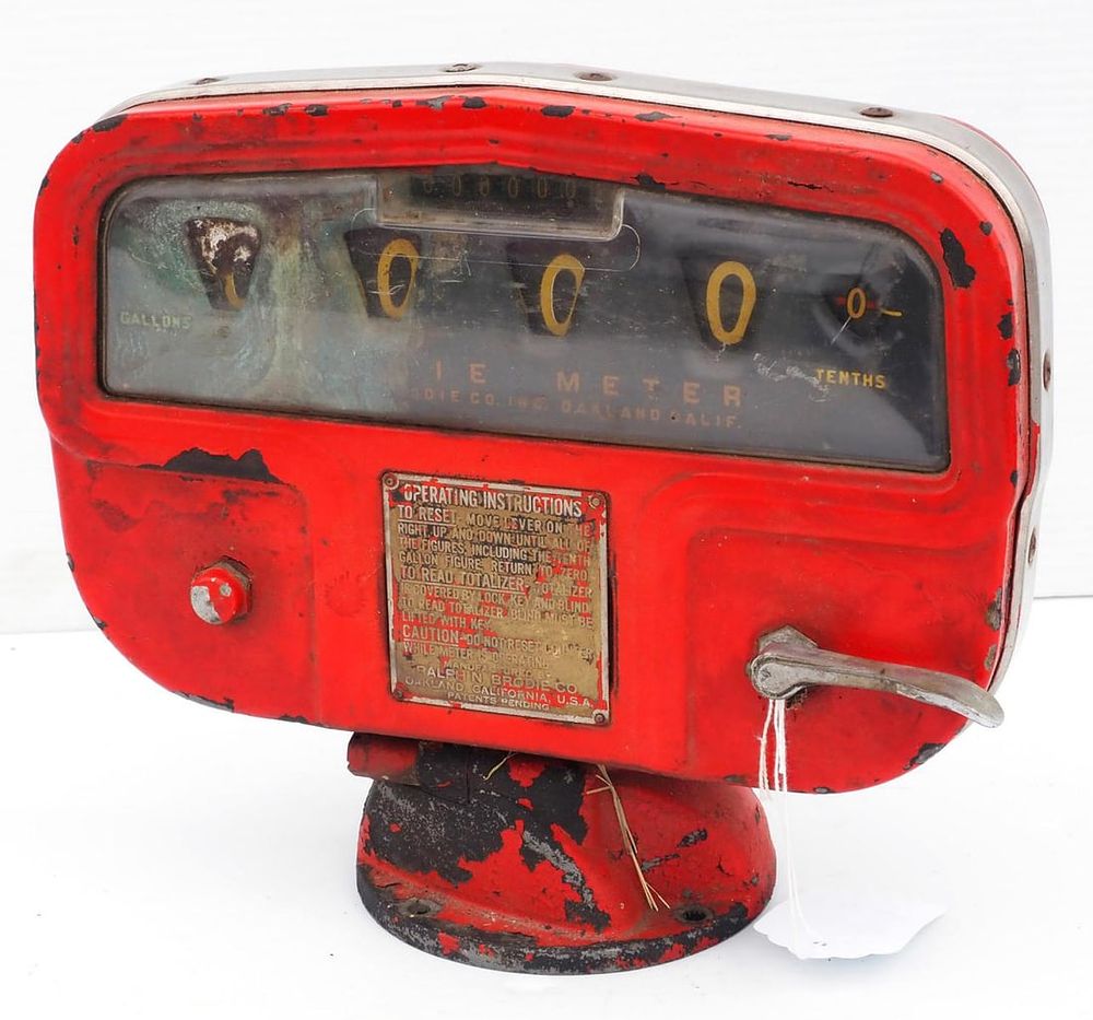 Lot 1181: Brodie Meter gas pump meter