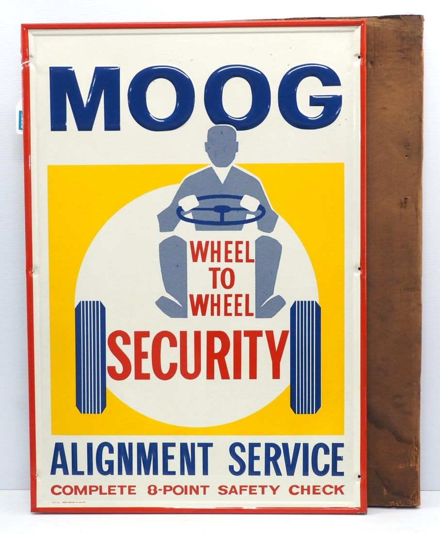 Lot 1235: NOS Moog Security Alignment Service sign