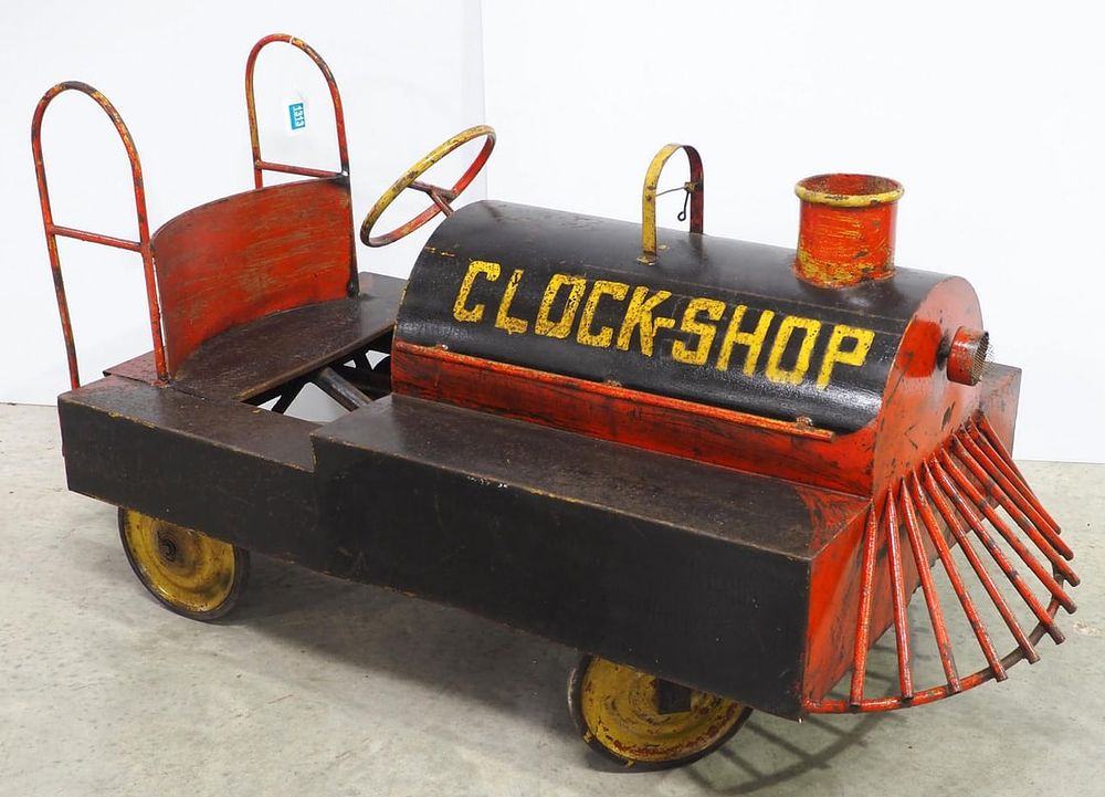 Lot 1313: Child's pedal locomotive