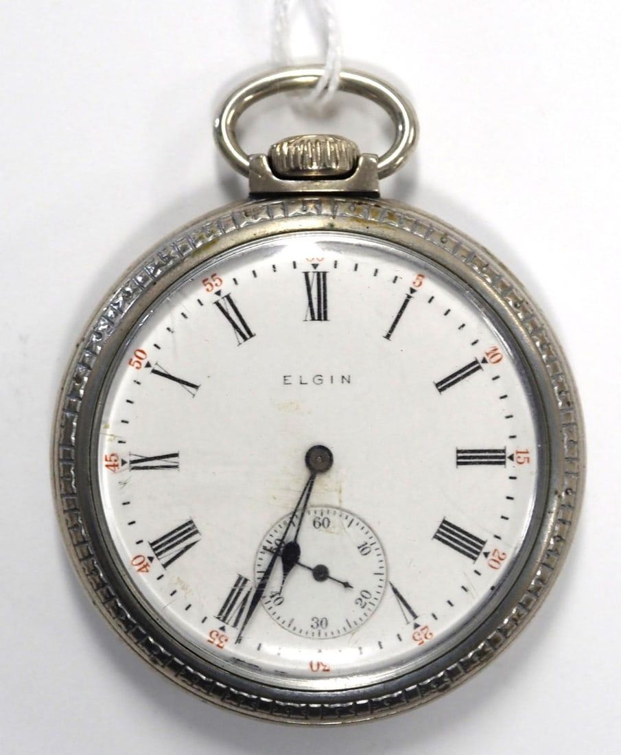 Lot 1347: Elgin "Father Time" 21J pocket watch
