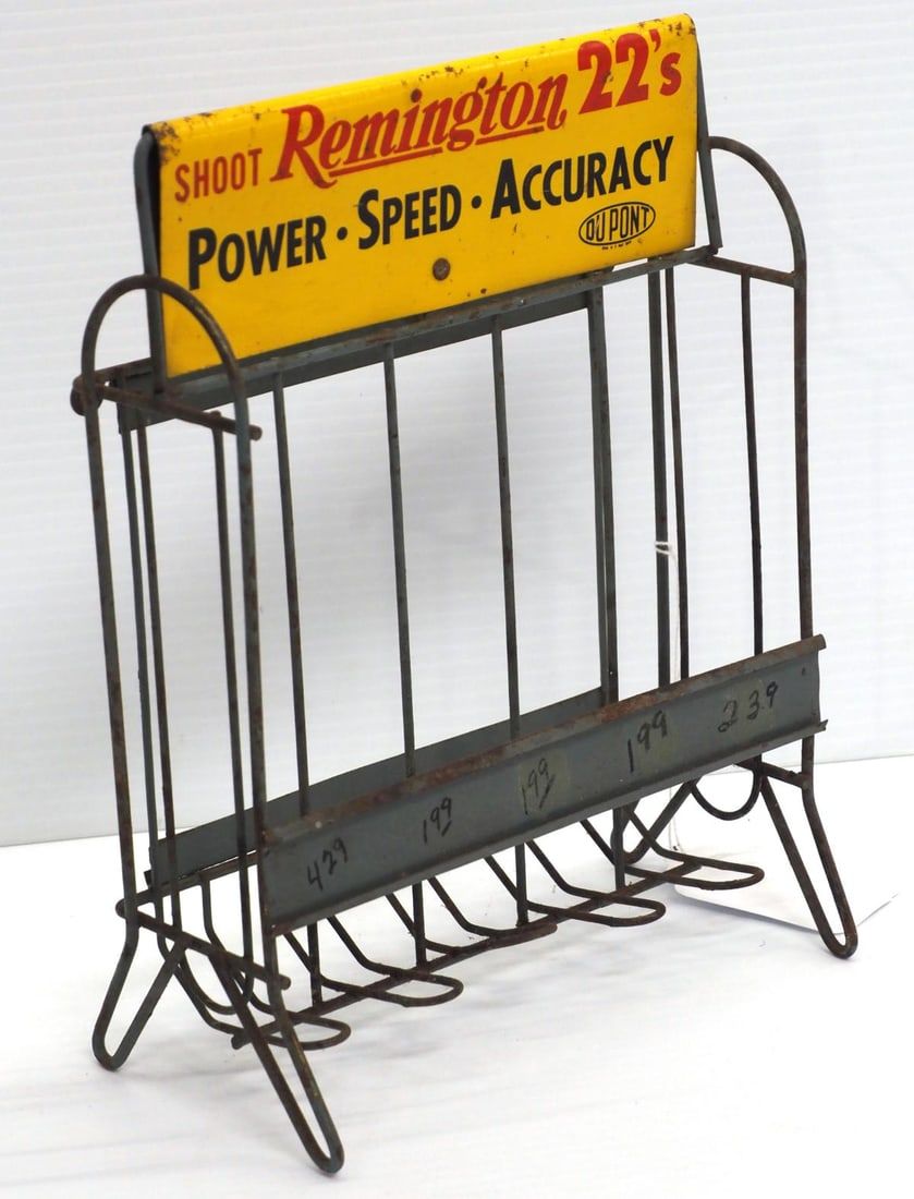 Lot 1398: Remington ammunition countertop display
