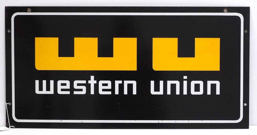 Lot 1431: Western Union sign