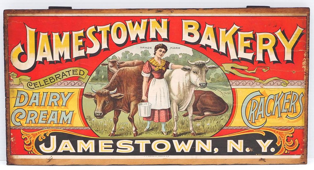 Lot 180: Jamestown Bakery label