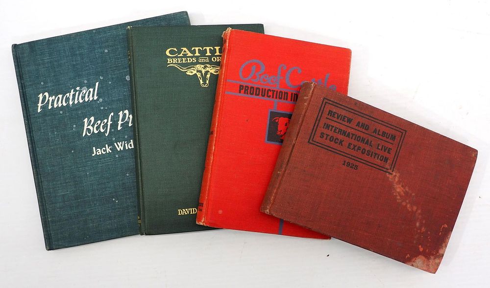 Lot 205: (4) Livestock-related hard cover books