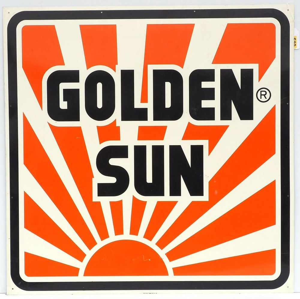 Lot 610: Golden Sun sign by Scioto