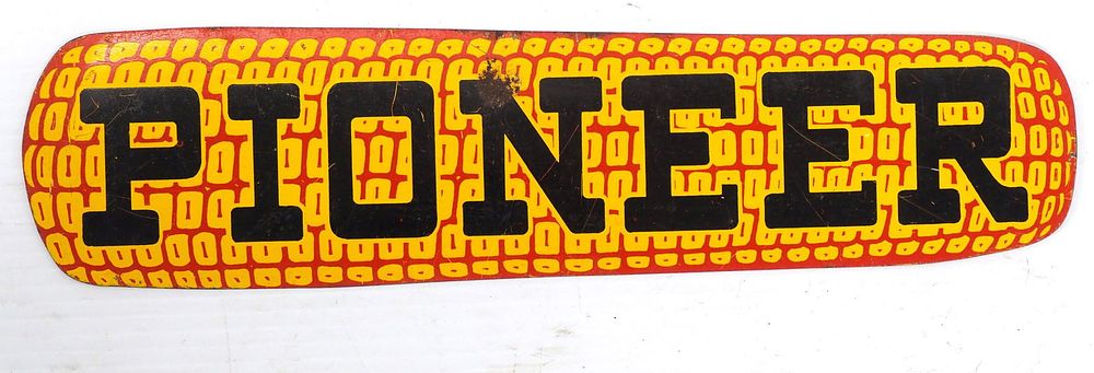 Lot 672: Pioneer ear of corn sign