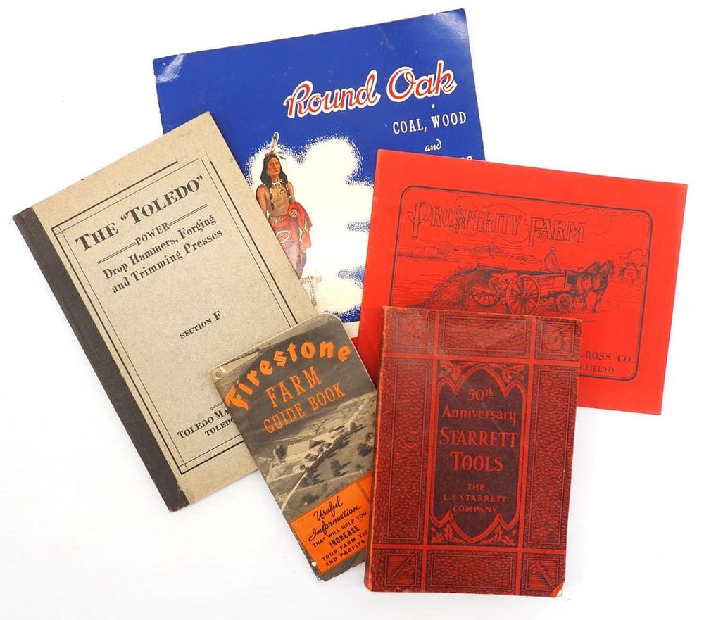 Lot 716: (5) Paper advertising booklets
