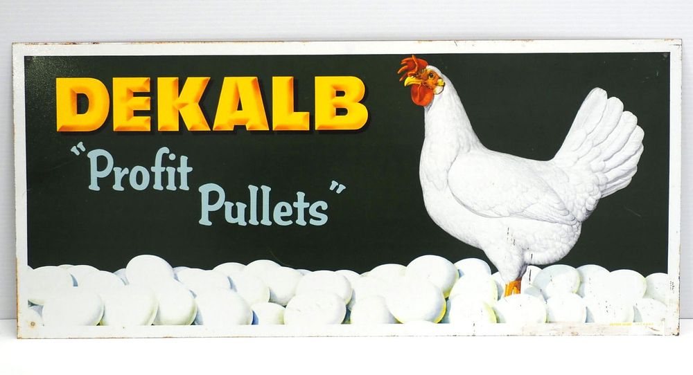 Lot 858: DeKalb Profit Pullets sign