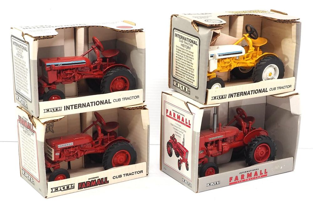 Lot 24: (4) Ertl Tractors