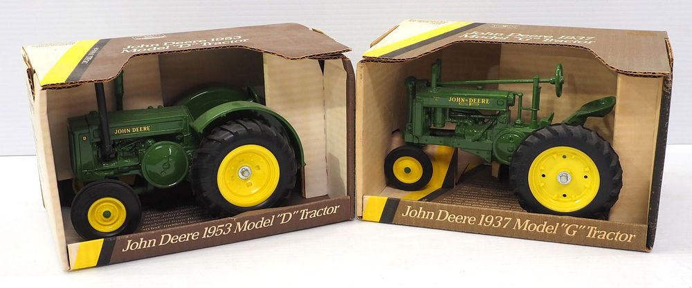 Lot 25: (2) Ertl John Deere Tractors