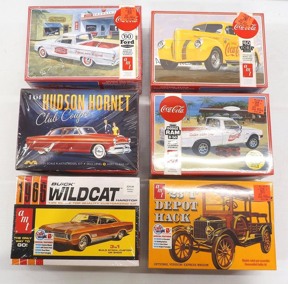 Lot 44: (6) NIB sealed Model Kits