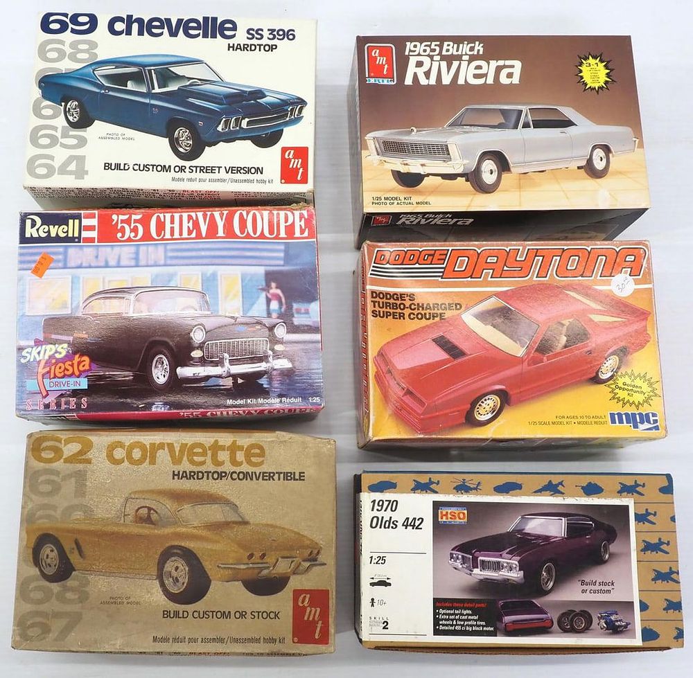 Lot 52: (6) NIB Model Kits