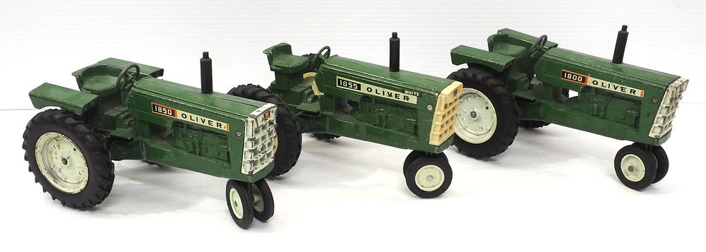 Lot 57: (3) Ertl Oliver Tractors