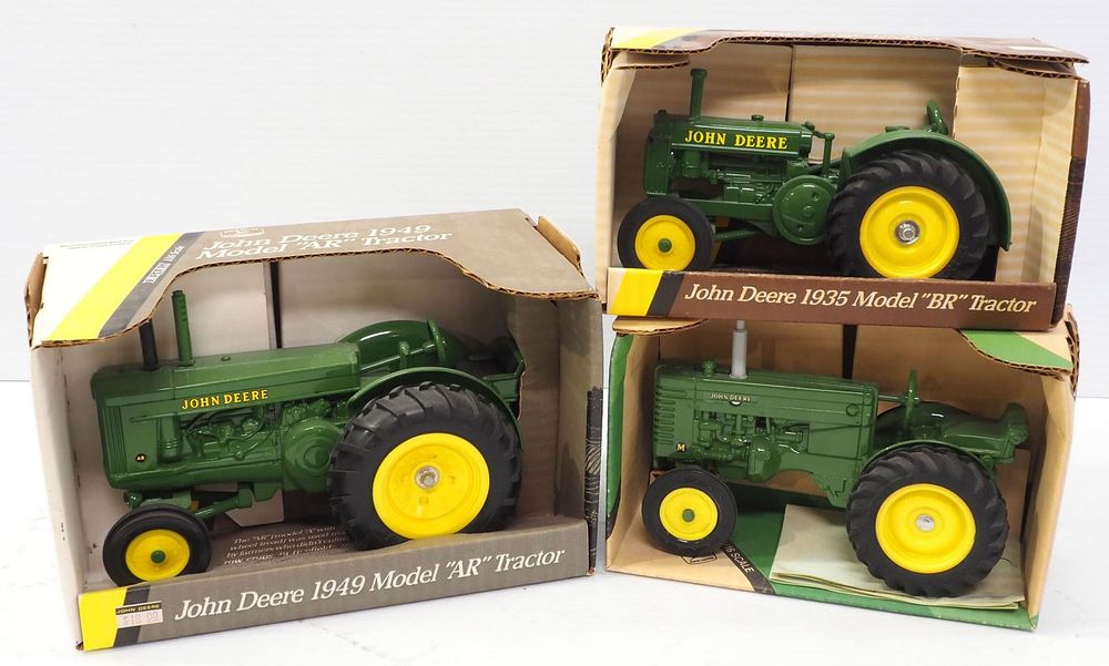Lot 72: (3) Ertl John Deere Tractors