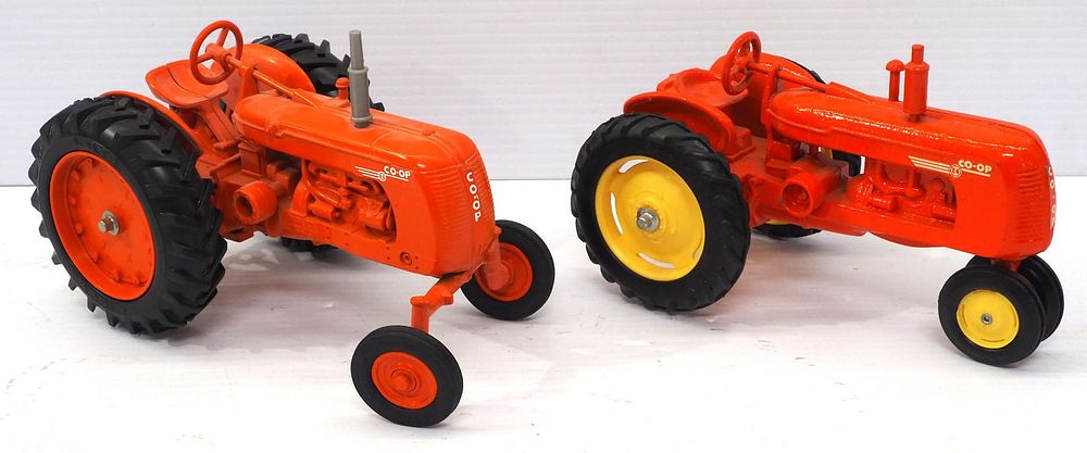 Lot 73: (2) Ertl Co-op Tractors