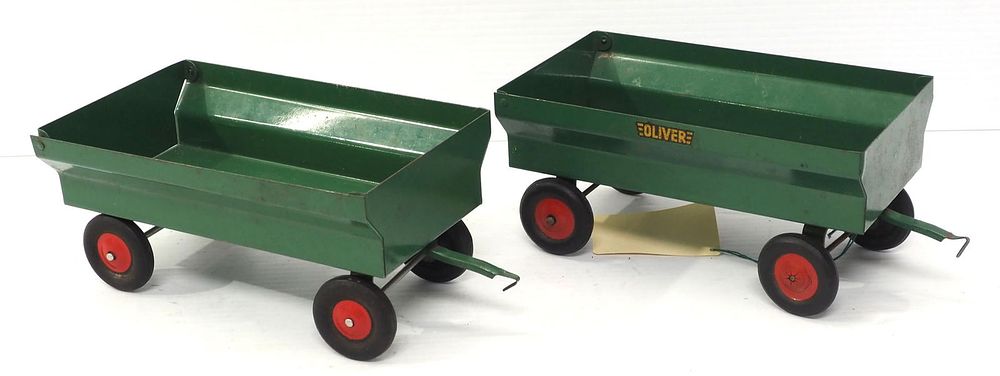 Lot 145: (2) Oliver Flare Box Wagons