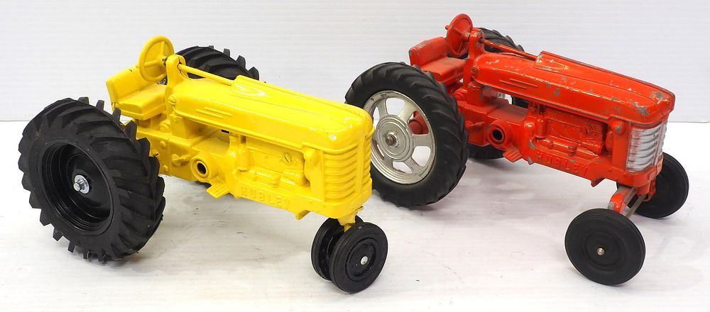 Lot 172: (2) Hubley Tractors