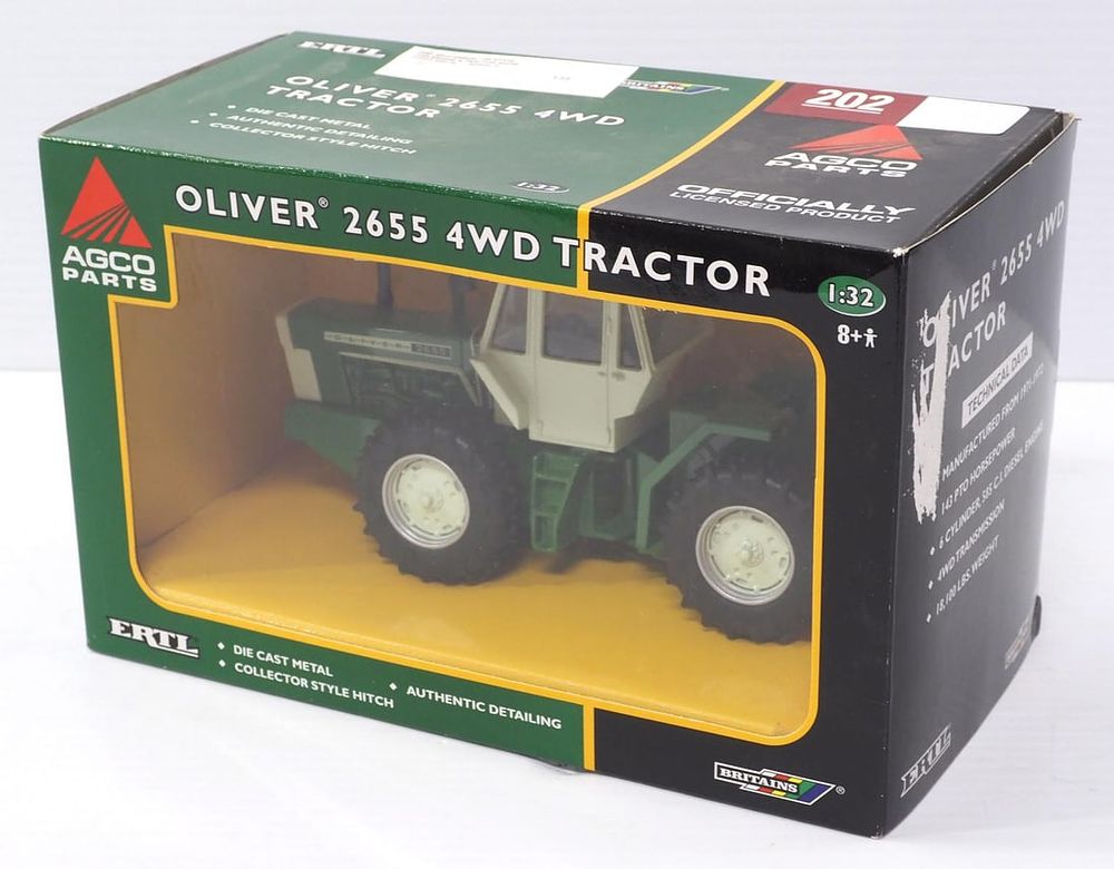 Lot 202: Ertl Agco Parts Oliver 2655 4WD Tractor