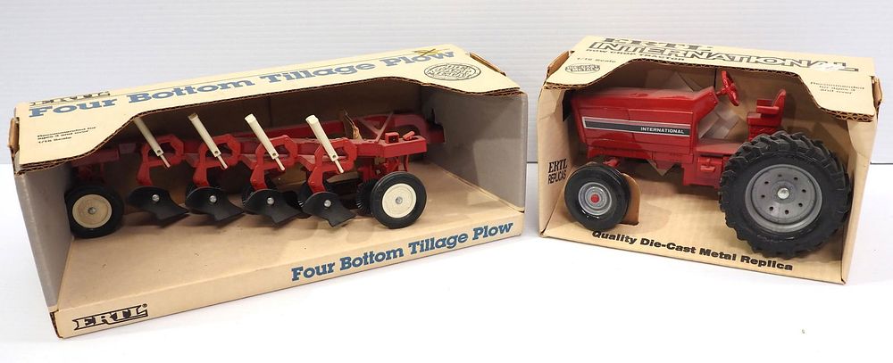 Lot 273: International Row Crop Tractor & Plow