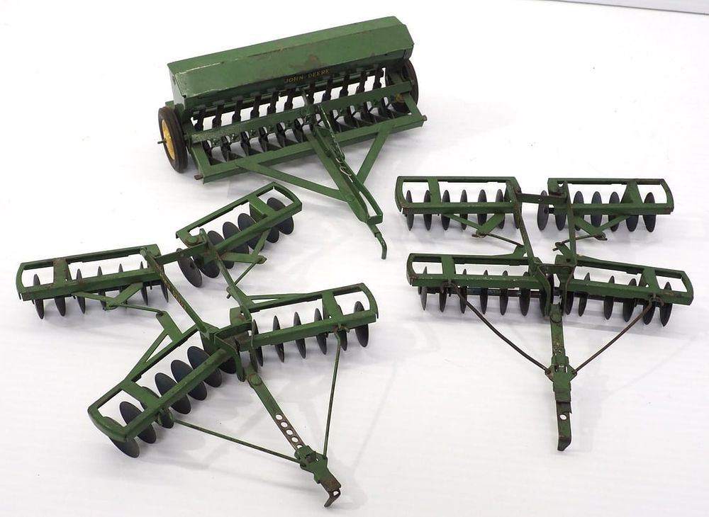 Lot 317: (3) Eska John Deere Implements