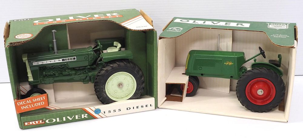 Lot 327: (2) Oliver Tractors