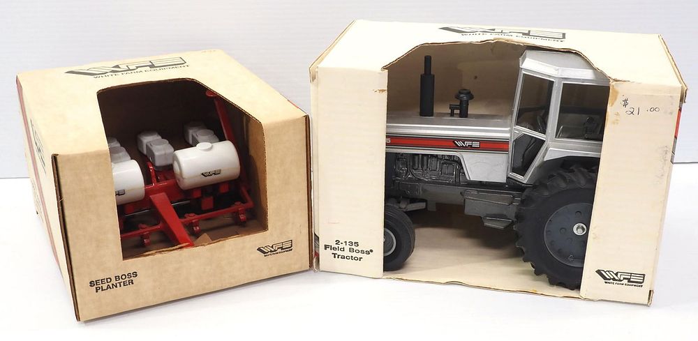 Lot 342: White Field Boss Tractor & Seed Boss Planter