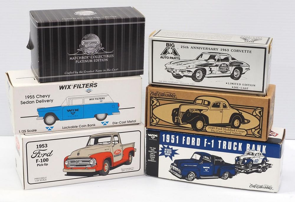 Lot 359: (6) Promo Cars with boxes
