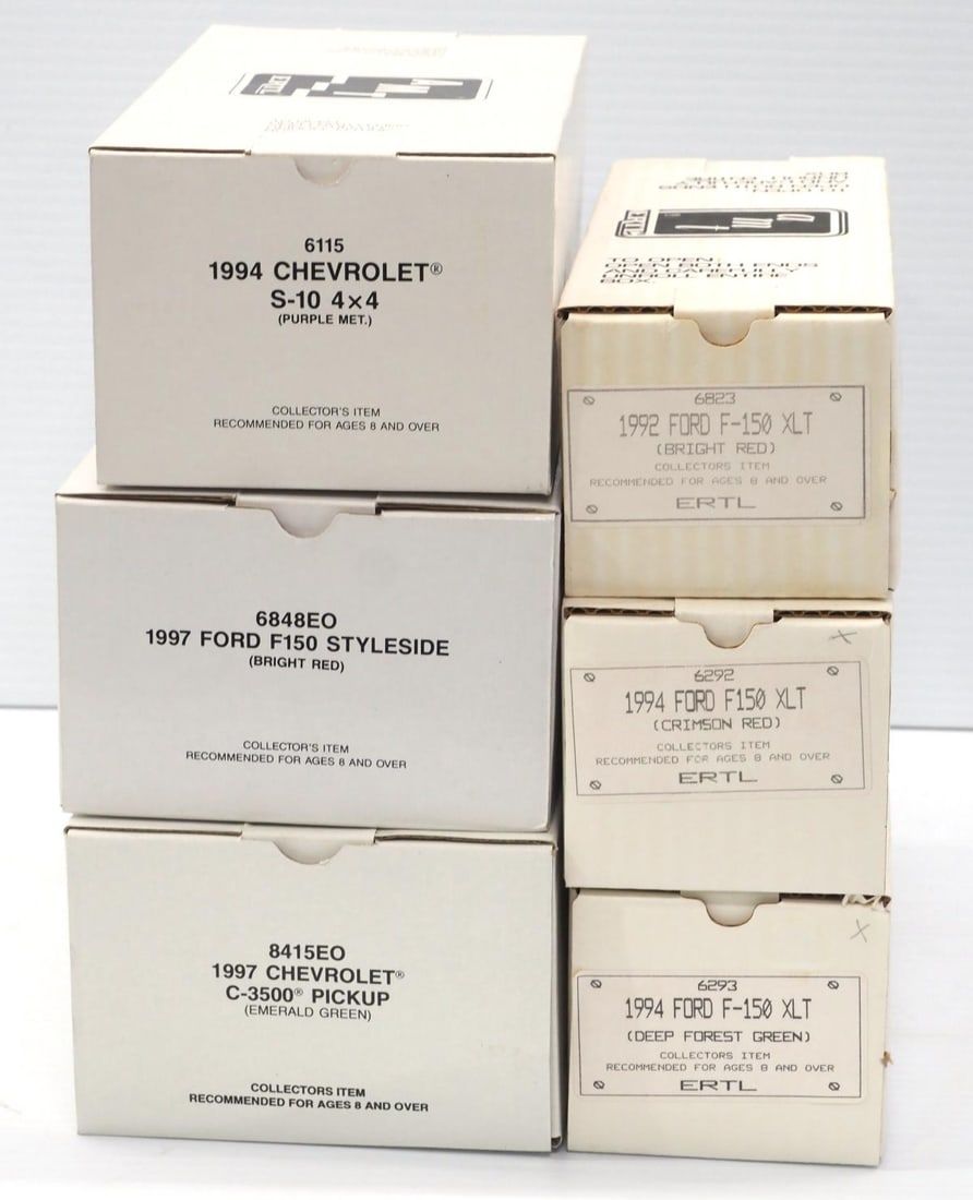 Lot 367: (6) Ertl AMT Promo Trucks