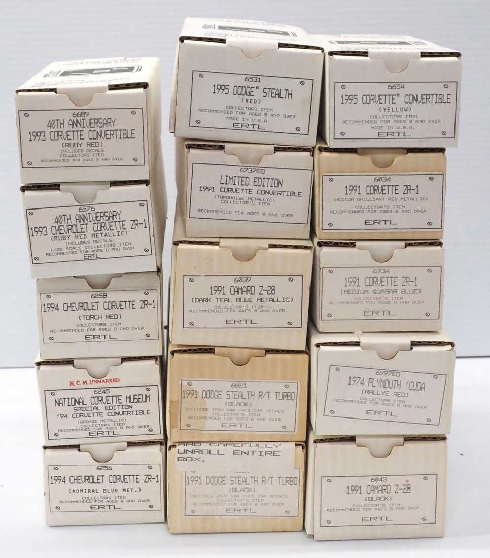 Lot 373: (15) Ertl AMT Promo Cars