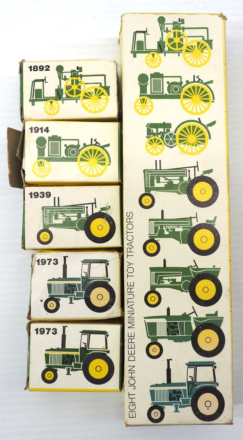 Lot 399: Miniature John Deere Toy Tractors