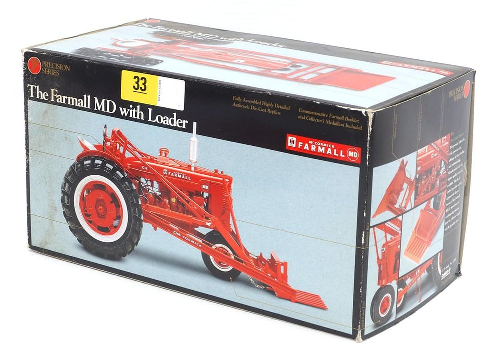 Lot 33: Ertl Precision #10 Farmall MD with loader