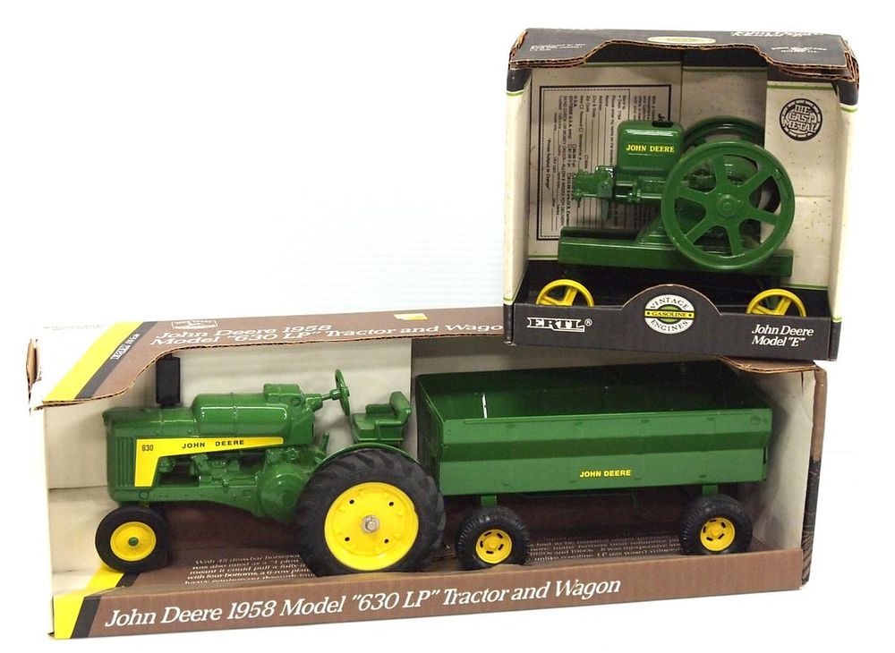 Lot 71: (2) Ertl John Deere scale toys