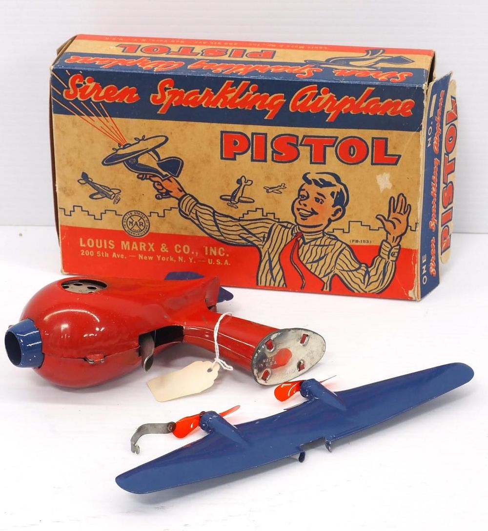 Lot 136: Marx Siren Sparkling Airplane Pistol