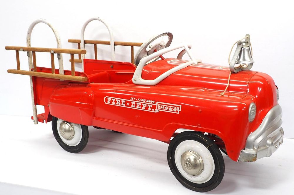 Lot 273: Murray City Fire Department pedal car