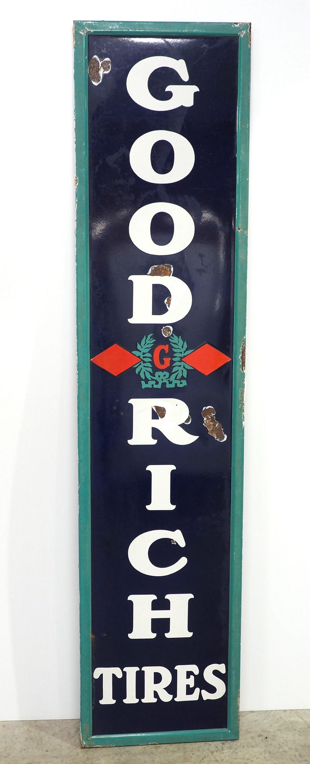 Lot 112: Goodrich Tires sign