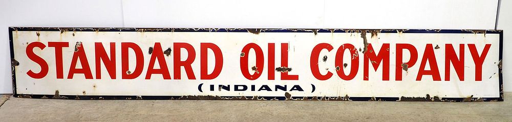 Lot 240: Standard Oil Company (Indiana) sign