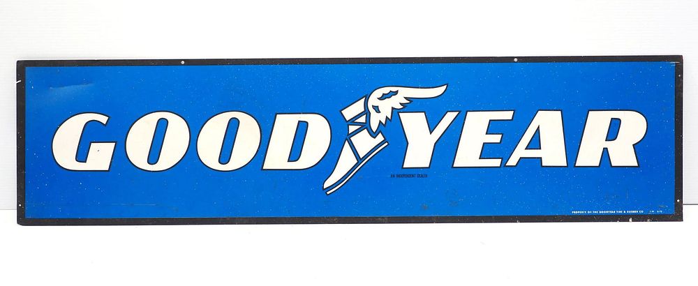 Lot 257: Goodyear sign