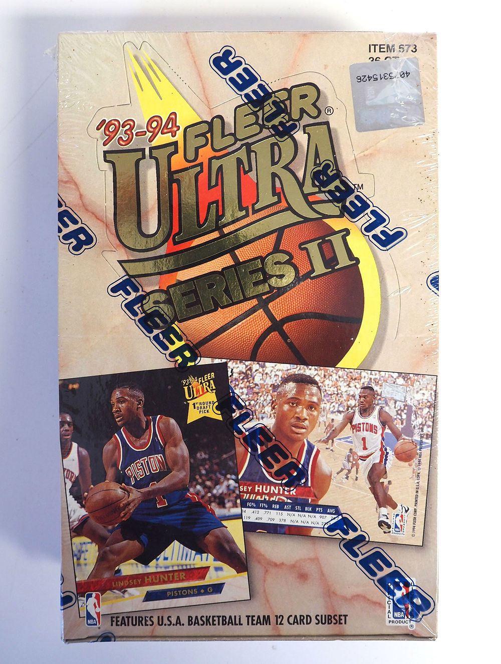 Lot 8: 1993-94 Fleer Ultra Series II Hobby Box