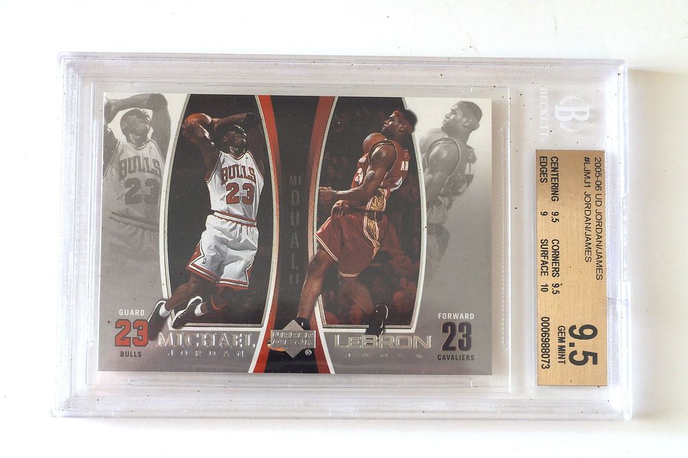 Lot 16: 2005-06 Upper Deck Jordan/James #LJMJ1