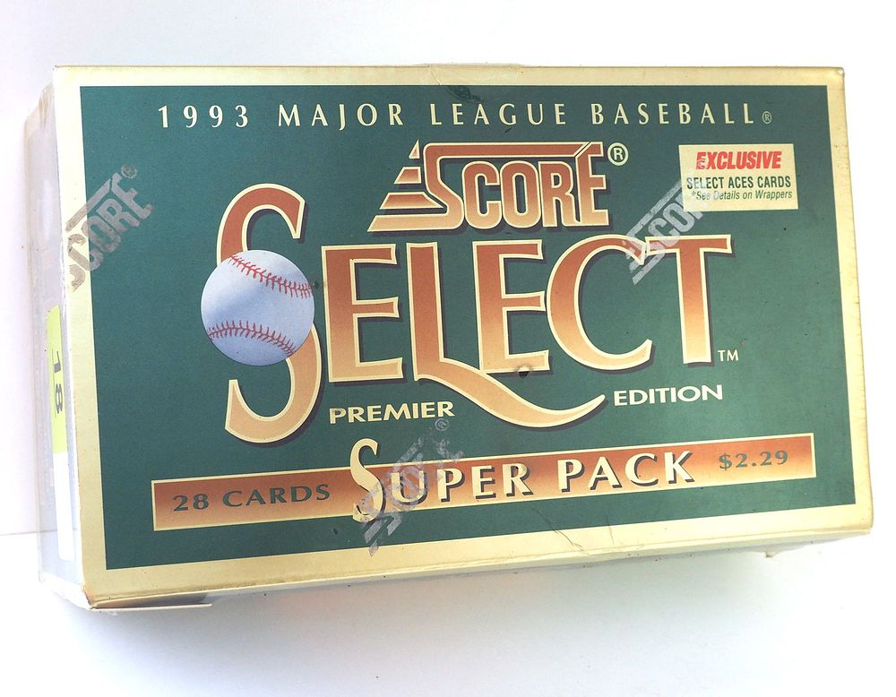 Lot 18: 1993 Score Select Super Pack Major League Baseball Hobby Box